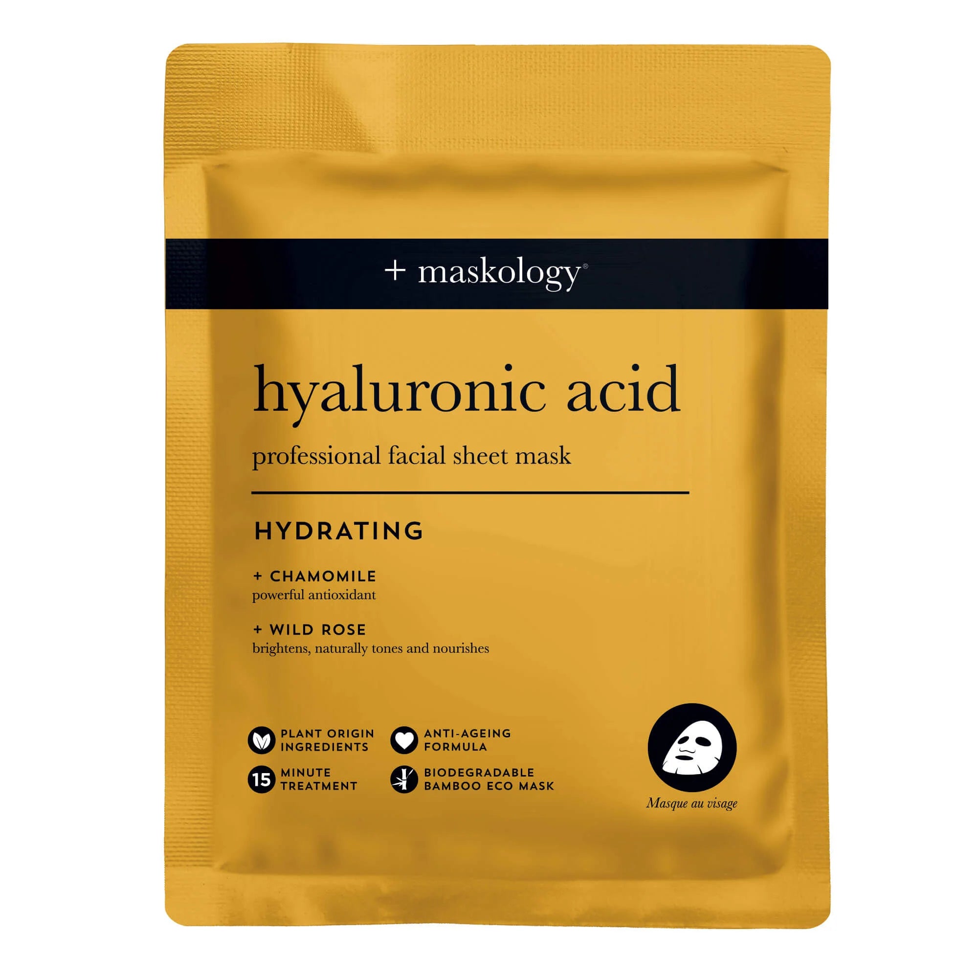 maskology Hyaluronic Acid Face Sheet Mask 22ml