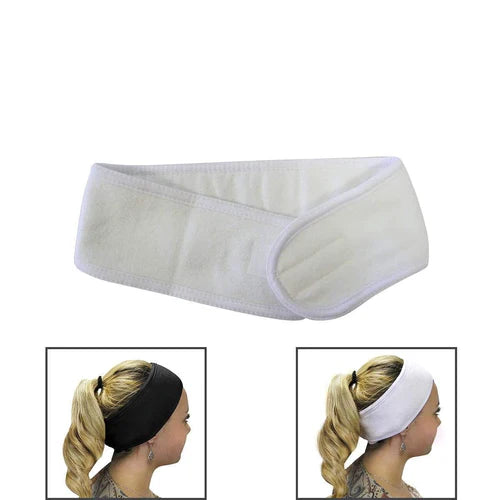 Headband Velcro Fixing White