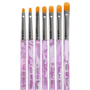 GELLUV 7 piece gel brush set