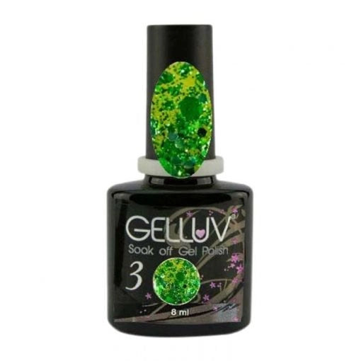 Gelluv Gel Polish 8ml - Emerald Bow