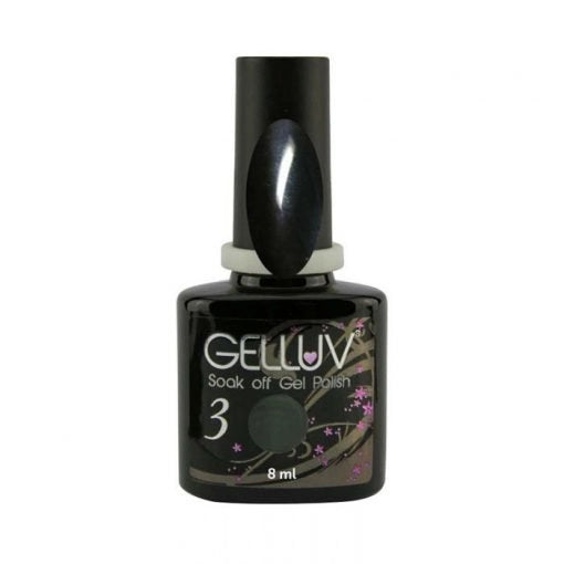 Gelluv Gel Polish 8ml - Jet Black