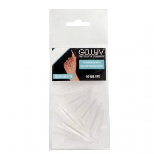 Gelluv clear Stiletto tips 50pk - Size 5
