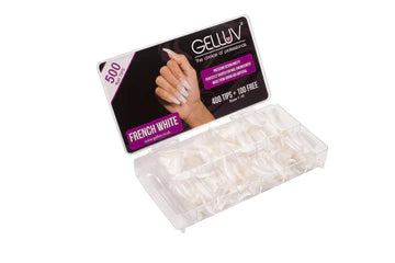 FRENCH WHITE NAIL TIPS- PACK OF 500