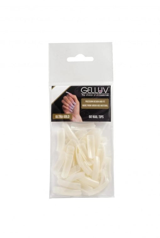 Gelluv Ultra Gold Nail Tips 50pk - Size 2