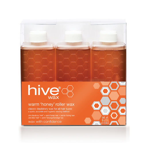 HIVE WARM 'HONEY' WAX 80G PACK OF 6